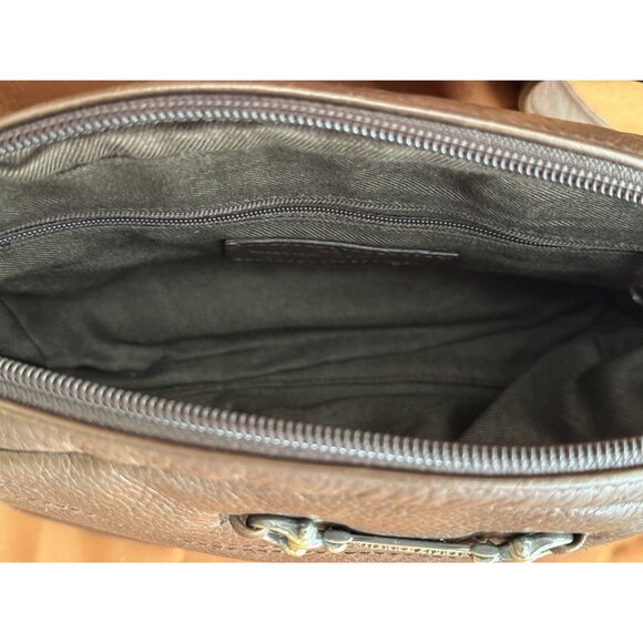 Vintage Leather Etienne Aigner Small Crossbody Purse Chocolate Brown - Picture 8 of 12